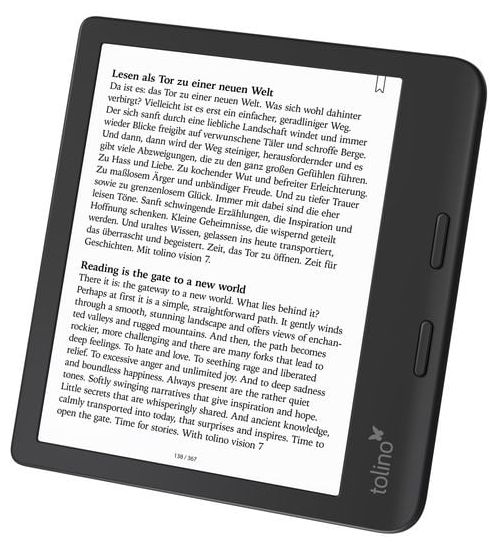 E-Reader 17,8 cm (7 Zoll)  Vision Color (Schwarz) 