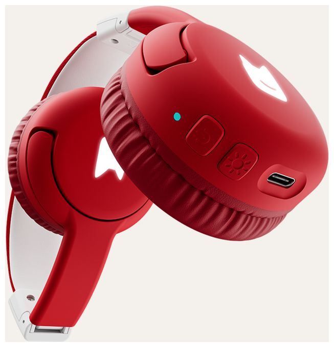  10003269 Lauscher 2 (Rot, Weiß) 