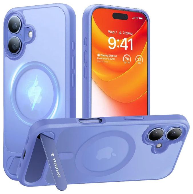 Cover für Apple iPhone 16  Pstand (Schwarz) 
