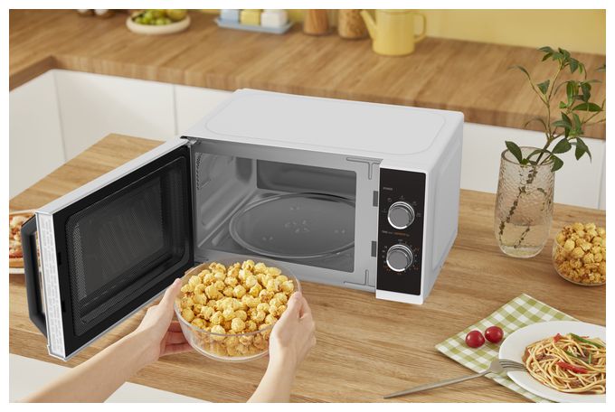 Freistehende Mikrowelle 800 W Größe: klein 5 Stufen  MW3-MM20PF(WH) (Weiß) 