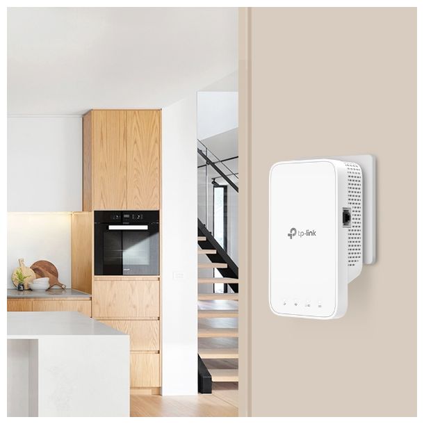 WiFi 5 Dual-Band (2,4 GHz/5 GHz) 867 Mbit/s RE335 AC1200 WLAN Repeater Mesh 