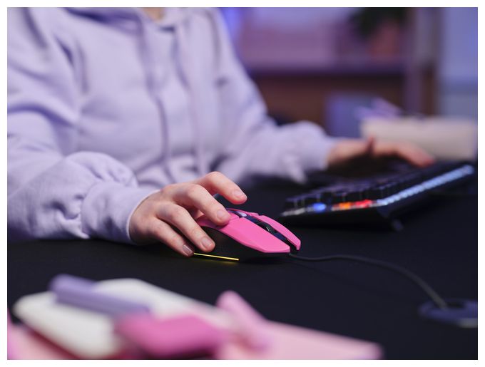 6400 DPI Gaming Maus  GXT109P FELOX (Pink) 