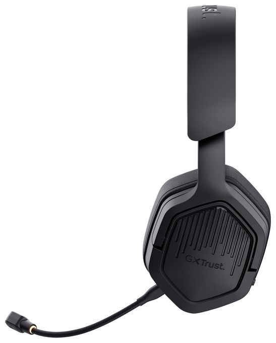 Over Ear Bluetooth Kopfhörer kabelgebunden&kabellos 20 h Laufzeit USB Type-C / USB Type-A  GXT493 Carus (Schwarz) 