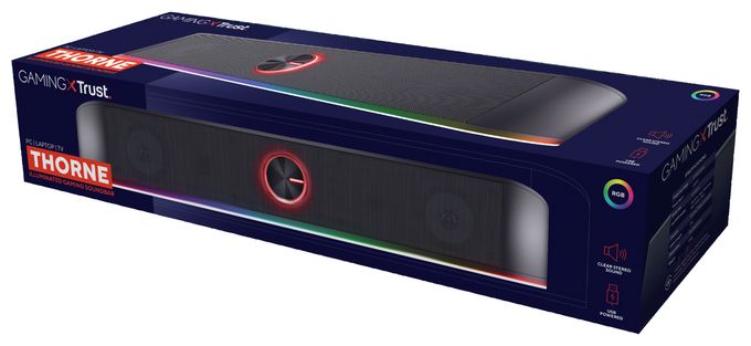 Soundbar 6 W 2.0 Kanäle  GXT619 Thorne (Schwarz) 