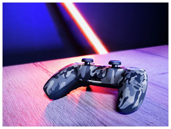 Gaming-Controllergehäuse PlayStation PS5  GXT748 Controller Skin (Schwarz, Grau) 