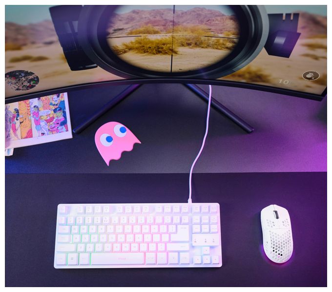 4800 DPI Gaming Maus Optisch  GXT929 Helox (Weiß) 
