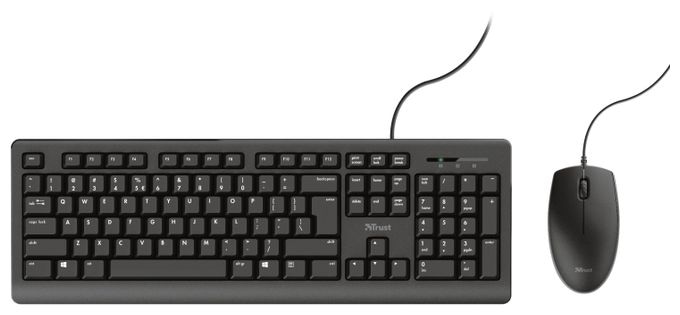 Büro Tastatur USB  Primo (Schwarz) 