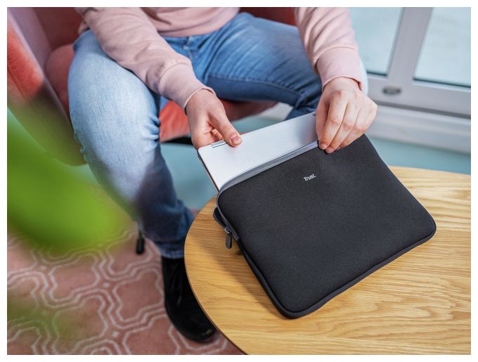 bis 33,8 cm (13.3 Zoll) (Schwarz) Primo Notebook-Sleeve 