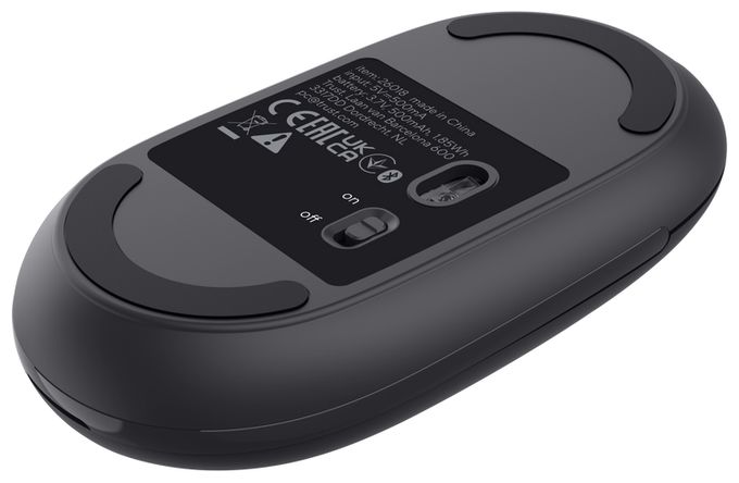 3200 DPI Büro Maus Optisch  Seron Slim Multi (Schwarz) 