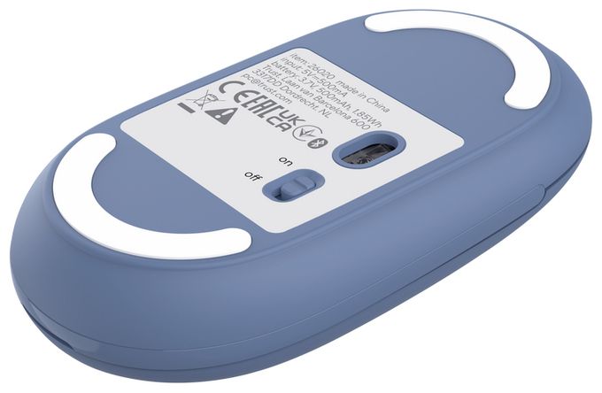 3200 DPI Büro Maus Optisch  Seron Slim Multi (Blau) 