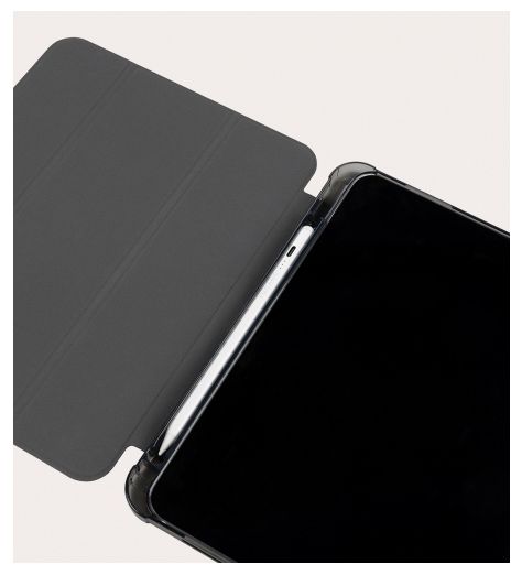 Folio aus Polycarbonat, Thermoplastische Polyurethane (TPU) für Apple iPad 10.9" 10th gen 2022 bis 27,7 cm (10.9") Schockresistent (Grau, Transparent) IPD1022ST-G 