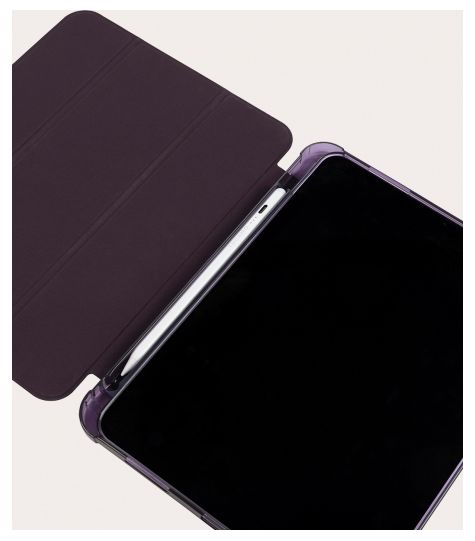 Folio aus Polycarbonat, Thermoplastische Polyurethane (TPU) für Apple iPad 10.9" 10th gen 2022 bis 27,7 cm (10.9") Schockresistent (Violett, Transparent) IPD1022ST-PP 