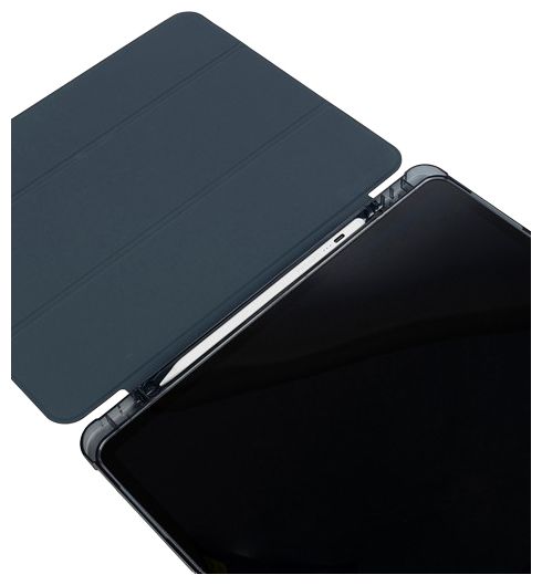 Folio aus Kunststoff für Apple iPad Pro 12.9" 4th gen. 2020 iPad Pro 12,9" 5th gen. 2021 iPad Pro 12,9" 6th gen iPad Air 13 M2 (2024) bis 33 cm (13") Schockresistent (Grau) IPDA13M2ST-BBK 
