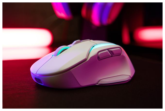 26000 DPI Gaming Maus Optisch  Kone II Air (Weiß) 