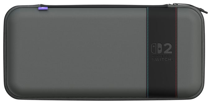 PlayTrek 2-in-1-Etui Offiziell von Nintendo lizenzierte Reiseetui zum Schutz deiner Nintendo Switch 2, Antrazitschwarz 