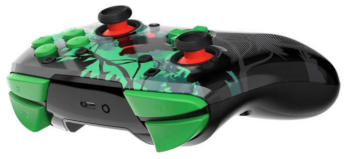 Gamepad für Nintendo Switch, Nintendo Switch 2, Nintendo Switch Lite, Nintendo Switch OLED  Rematch (Schwarz, Grün) 