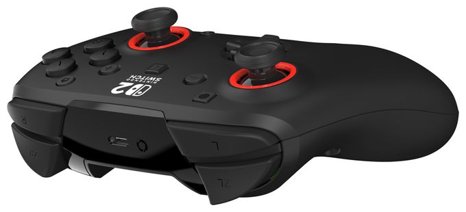 Gamepad für Nintendo Switch, Nintendo Switch 2, Nintendo Switch Lite, Nintendo Switch OLED  Rematch Wireless Controller (Anthrazit) 