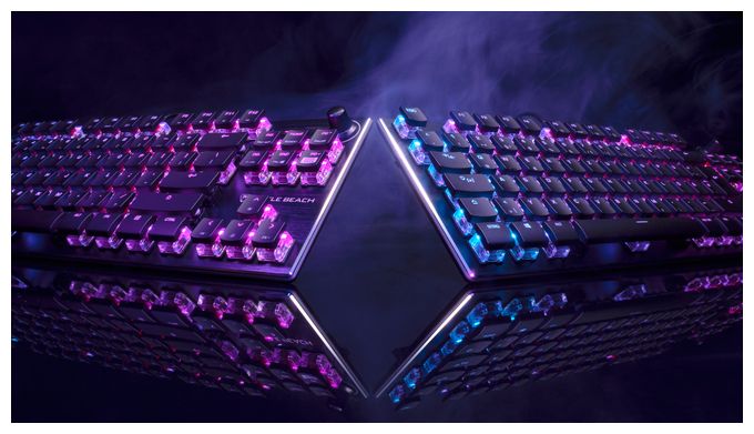 RGB-LED Gaming Tastatur USB  Vulcan TKL (Schwarz) 