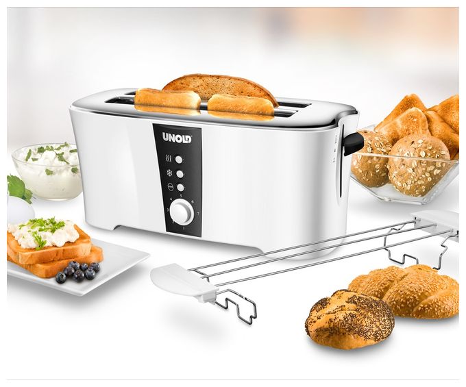 Toaster 1350 W 4 Scheibe(n)  38020 Design (Schwarz, Weiß) 