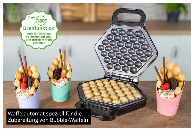 Waffeleisen sechseckig für 1 Waffel(n) 700 W 48245 Bobby 