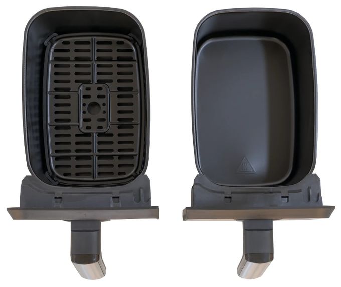 Doppel Heißluftfritteuse 8 l 1700 W  58685 Twin Zone (Schwarz, Grau) 