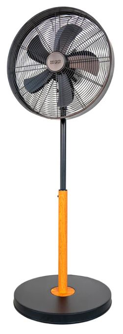 Ventilator Stand neigbar  Black Steel (Schwarz, Holz) 