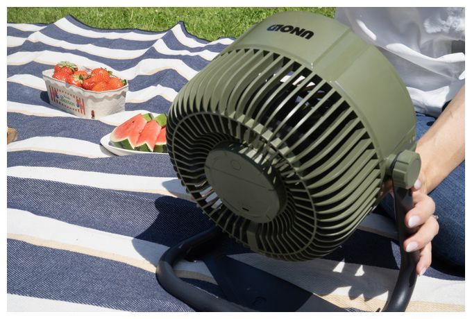 Ventilator Flur, Tisch, Wand neigbar  Outdoor (Schwarz) 