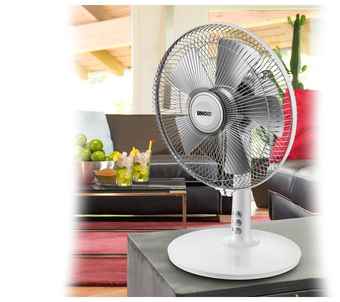Ventilator Tisch neigbar  Silverline (Silber, Weiß) 