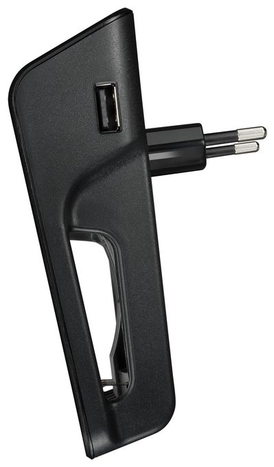 Akku Ladegerät, inkl. 4X AA 2100mAh, Batterieladegerät für wiederaufladbare AA/AAA/9V und USB Geräte, LCD Plug Charger+, Einzelschachtladung 