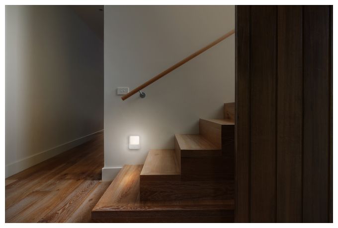 LED AC Motion Sensor Plug Light Nachtlicht 