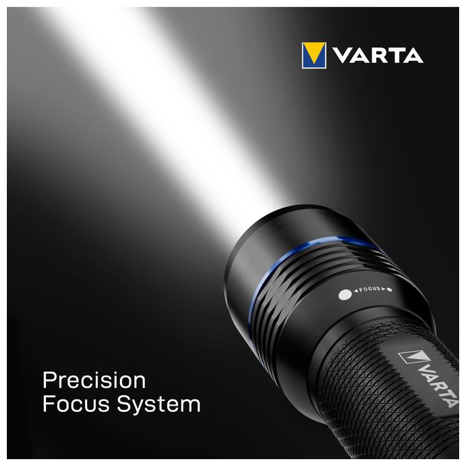 Night Cutter Pro F20R Hochleistungs-LED-Taschenlampe (1000lm, wasserdicht IP67, Luftfahrtaluminium, Präzisionsfokus, inkl. Schlüsselband) schwarz für den professionellen Einsatz, Outdoor oder Haushalt 