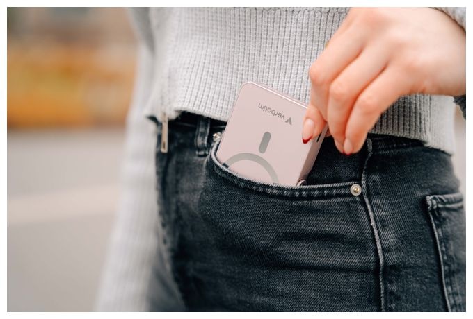 10000 mAh Powerbank USB Typ-C Kabelloses Laden  Charge 'n' Go Magnetic Wireless (Blau) 