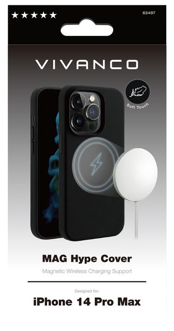 Cover für Apple iPhone 14 Pro Max  Mag Hype (Schwarz) 