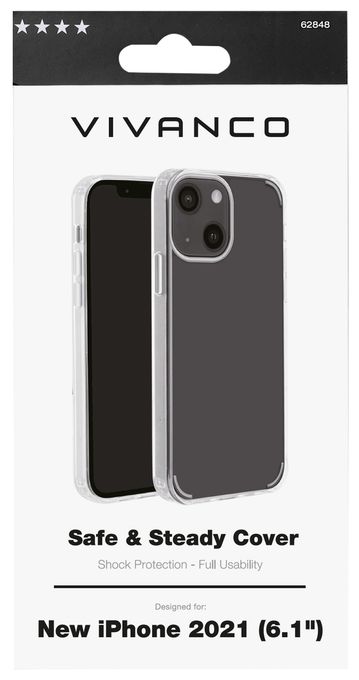 Cover für Apple iPhone 13  Safe and Steady (Transparent) 