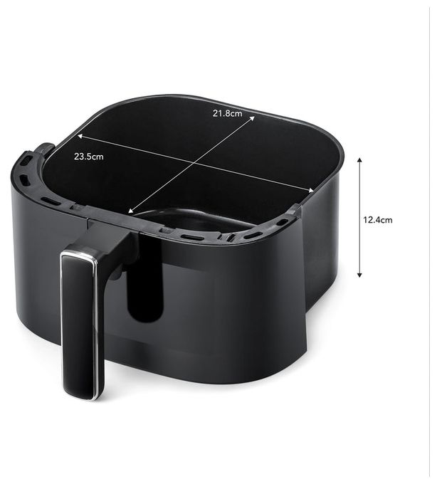 Eigenständig Heißluftfritteuse 6 l 1700 W  AF5B-60P Crispier (Schwarz) 