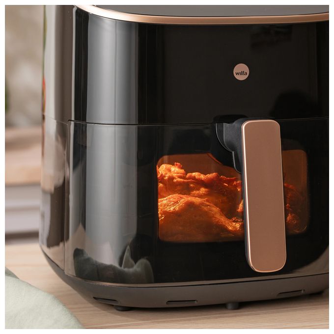 Heißluftfritteuse 8 l 2000 W  AFD-80 Dualfry Split (Schwarz) 