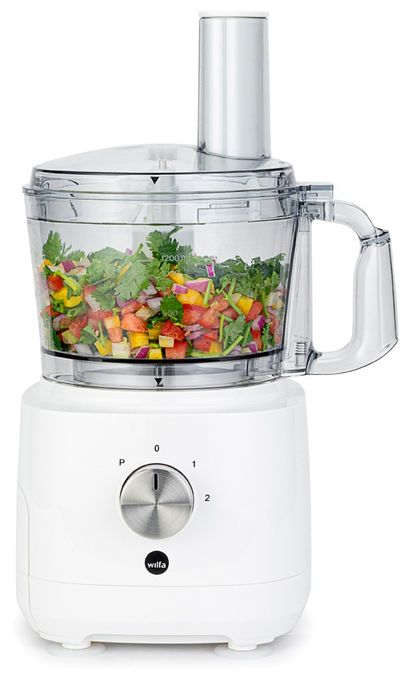 1000 W Küchenmaschine 1,2 l  FP2-1000W (Transparent, Weiß) 