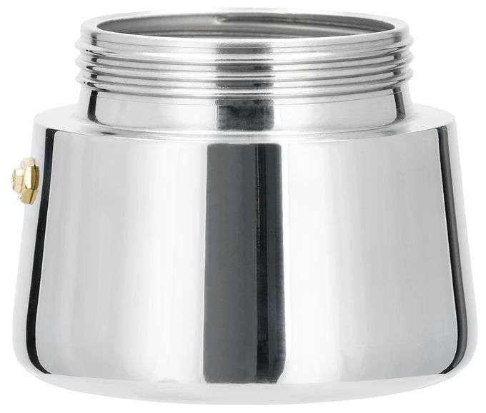 6 Tassen Filterkaffeemaschine  111230 Espressokocher für (Schwarz, Silber) 