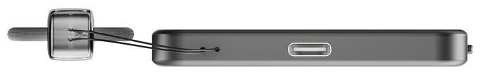 5000 mAh Powerbank USB Typ-C Kabelloses Laden  MagFix Pro (Schwarz) 