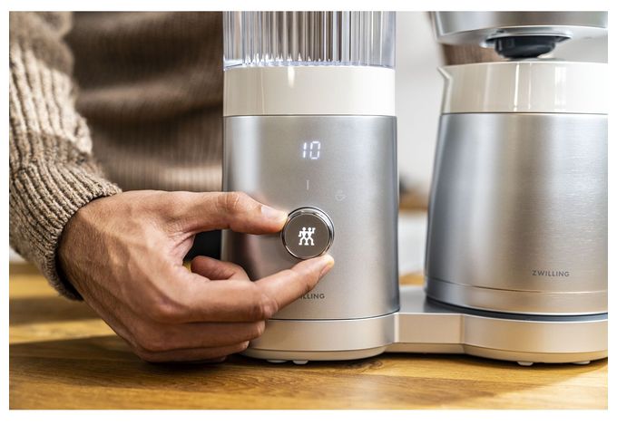 12 Tassen Thermo Filterkaffeemaschine 1,5 l  Enfinigy (Stahl, Weiß) 