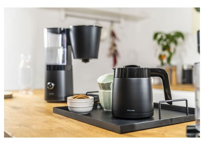 10 Tassen Thermo Filterkaffeemaschine 1,2 l  Enfinigy (Schwarz) 