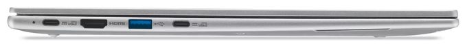 WUXGA Notebook 40,6 cm (16 Zoll) 32 GB RAM 1 TB SSD Windows 11 Home AMD Ryzen 5  Swift Air SFA16-61M-R1FY (Silber) 