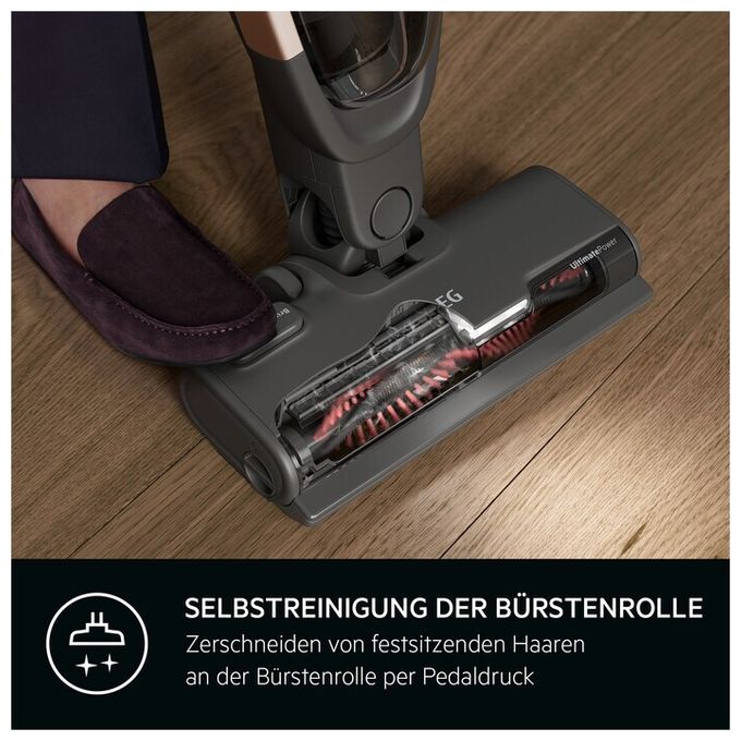 Handstaubsauger Beutellos bis 45 min Laufzeit 18 V  AS52AB18UG Animal 5000 (Grau) 