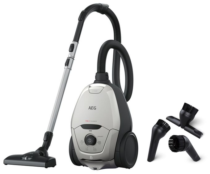 Bodenstaubsauger mit Staubbeutel 600 W HEPA  VX82-1-2MG Silence (Grau) 