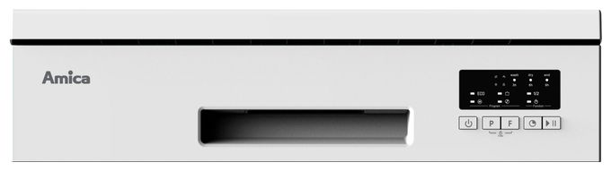 60 cm Geschirrspüler freistehend leise 13 Maßgedecke aquaStop Funktion Mini Active (Weiß) GSP 543 450 W 