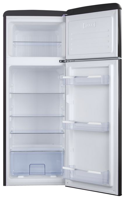 162 l / 44 l Kühl-Gefrierkombi freistehend 180 kWh Jahr  KGC15637MS (Schwarz) 