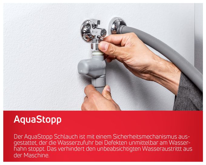 9 kg Frontlader Waschmaschine 1400 U/min aquaStop Funktion WA494070 