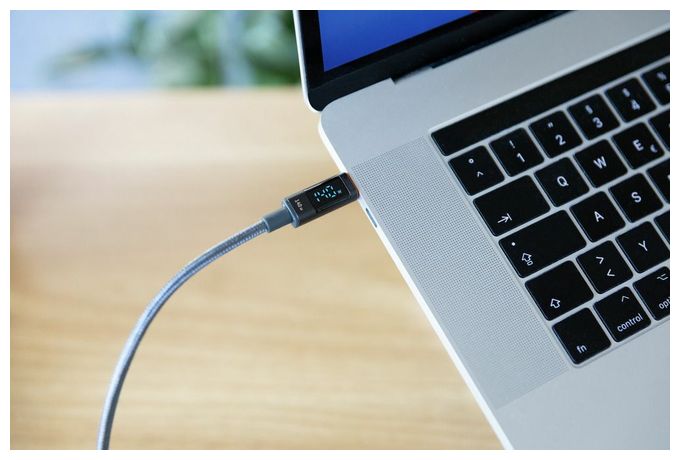 0,48 Gbit/s Stecker Rundkabel USB C auf USB C bis 140 W 1,2 m  1700-0176 (Anthrazit) 