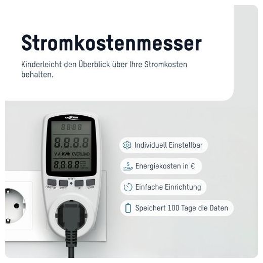 APM2 Energiekosten-Messgerät digital 