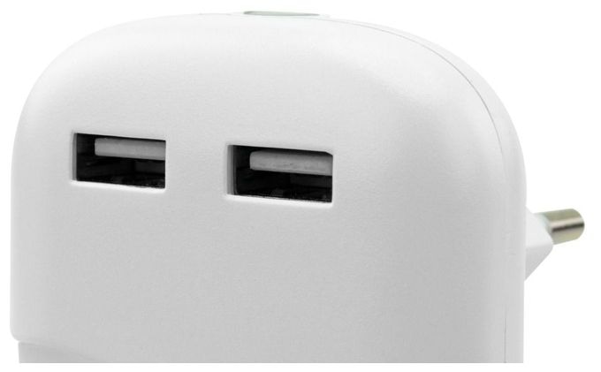 LED Warmweiß (3000K) Warmweiß AC, USB NL15AC + 2USB Sensor Nachtlicht 